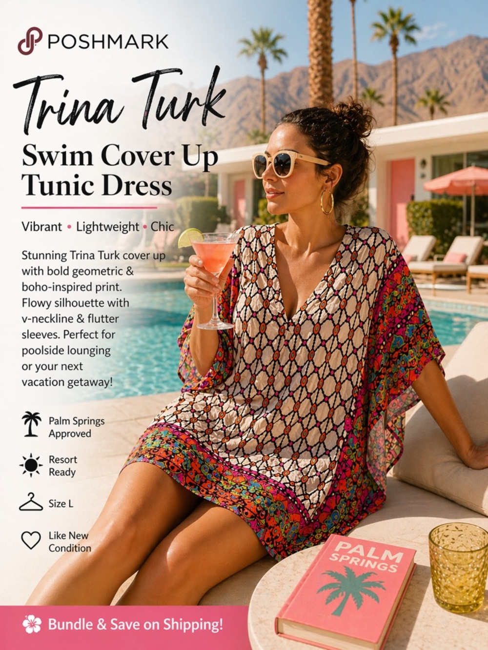 Trina Turk White Swim Coverup - Picture 2 of 4